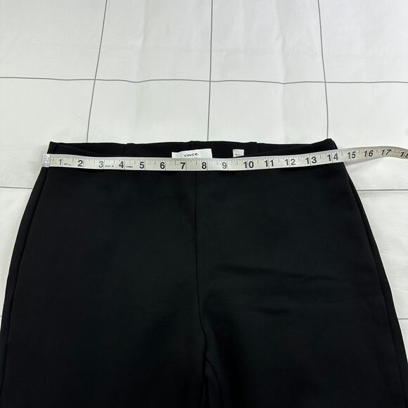 Vince Leggings Womens Medium Black Pull On Classic Stretch Ponte Knit Minimalist - Picture 7 of 12